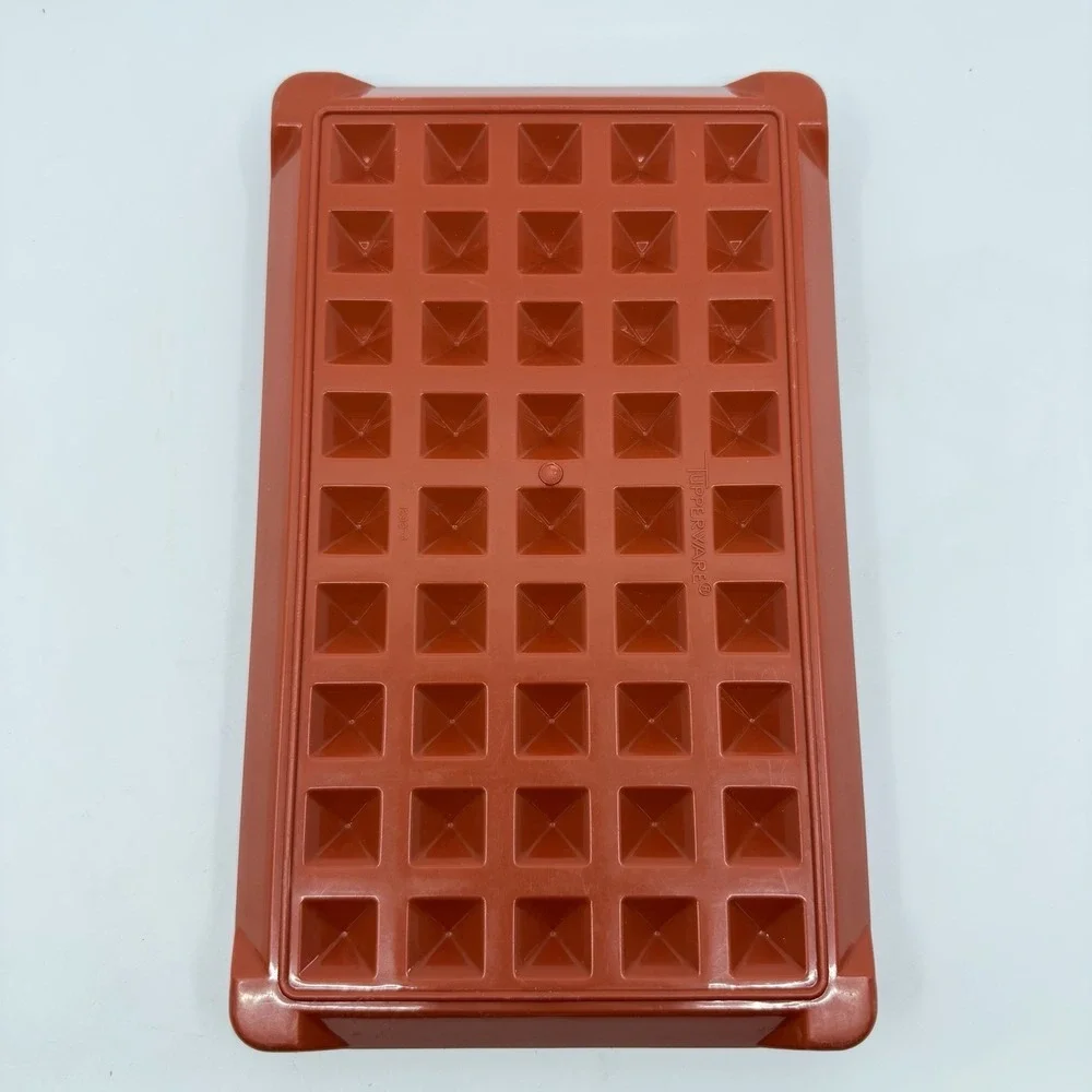 Tupperware red orange